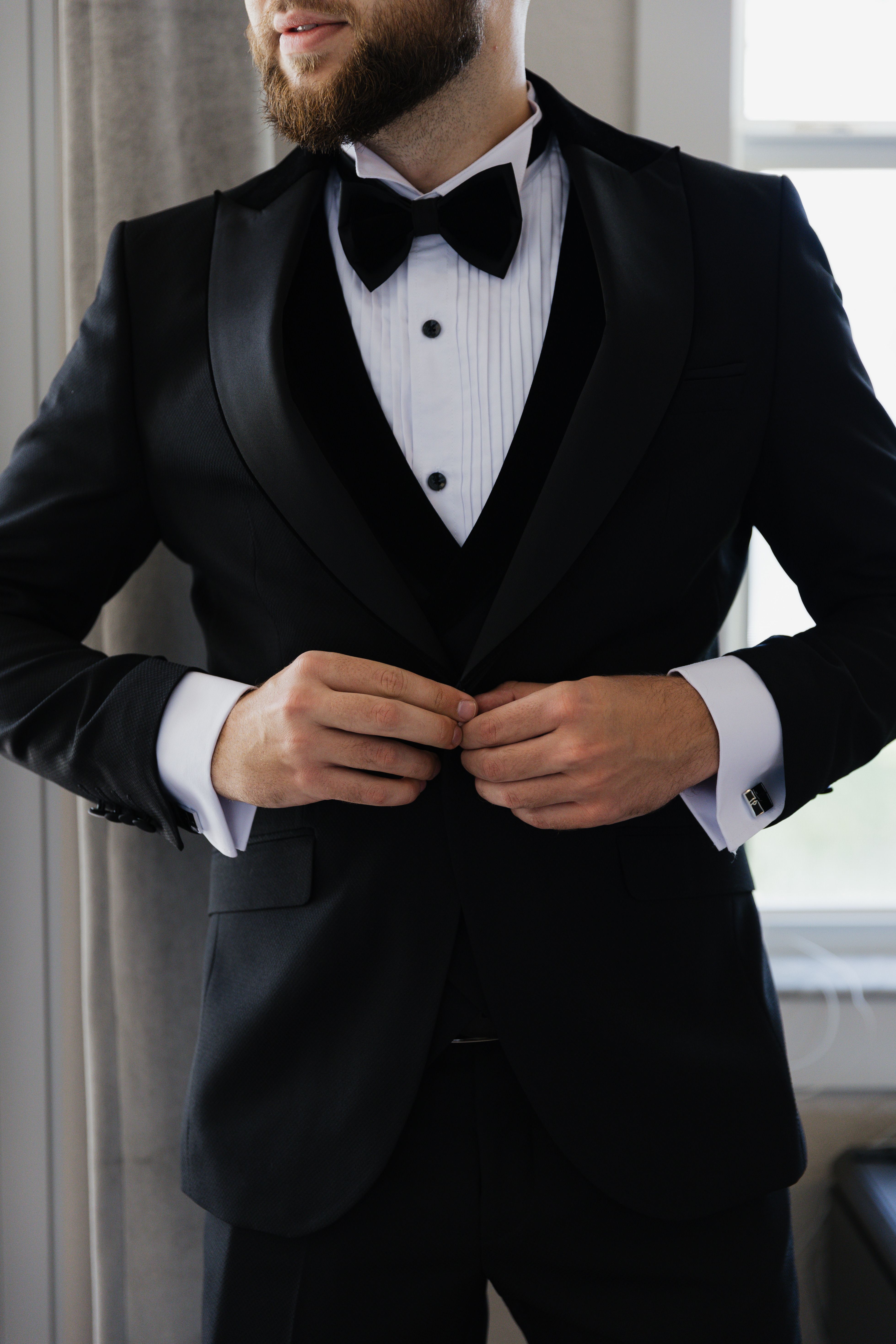 Dressed for the drinks reception