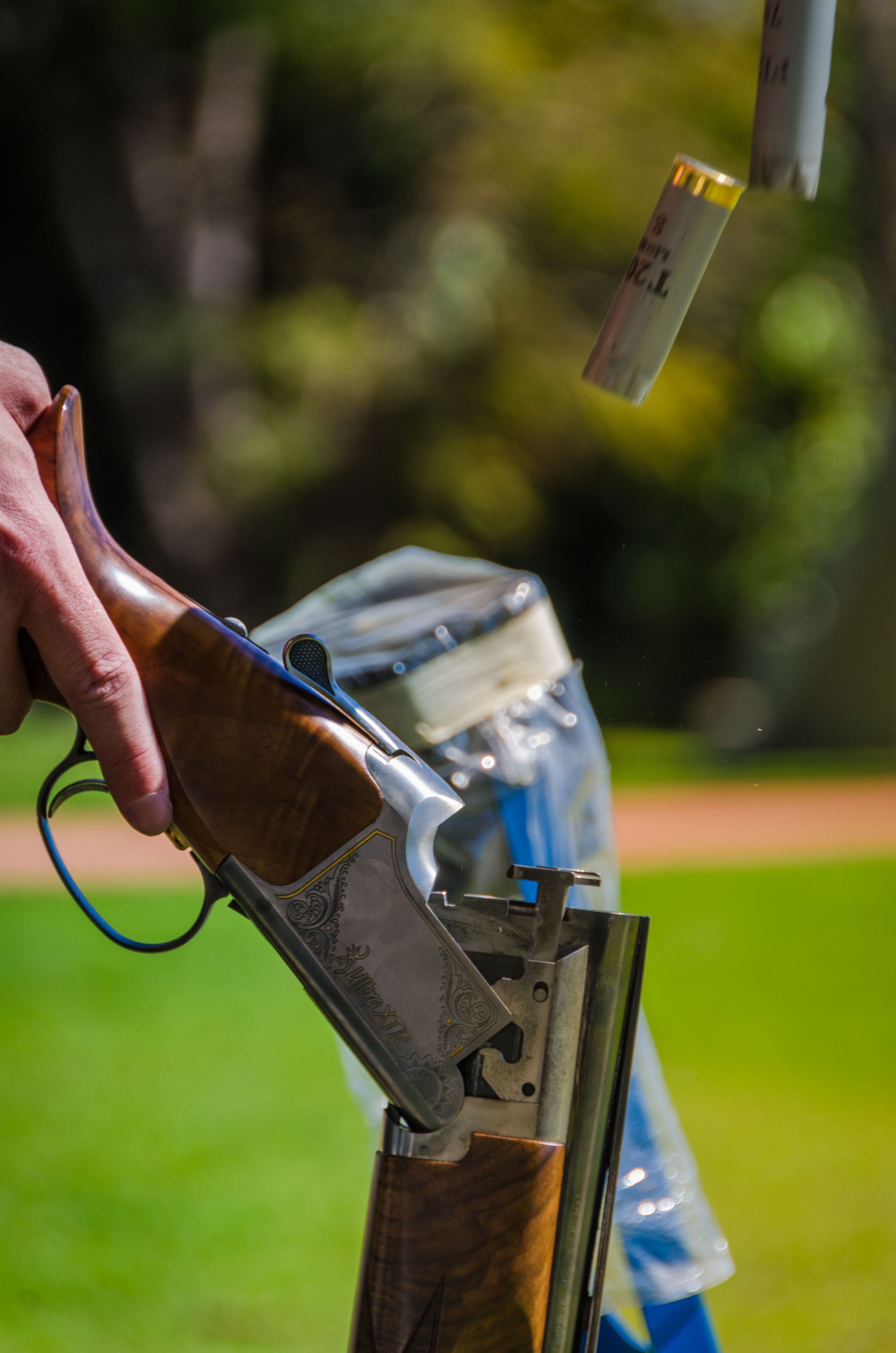 A clay shooting day
