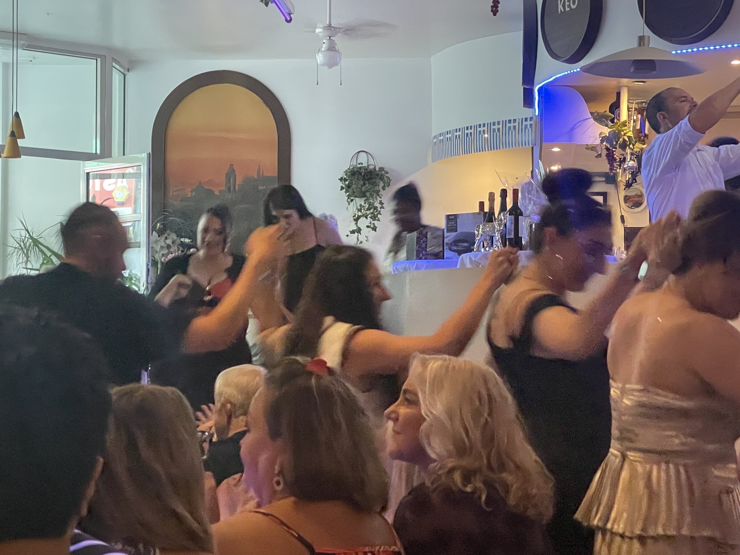 Dancing at the Surrey Provincial Greek Night