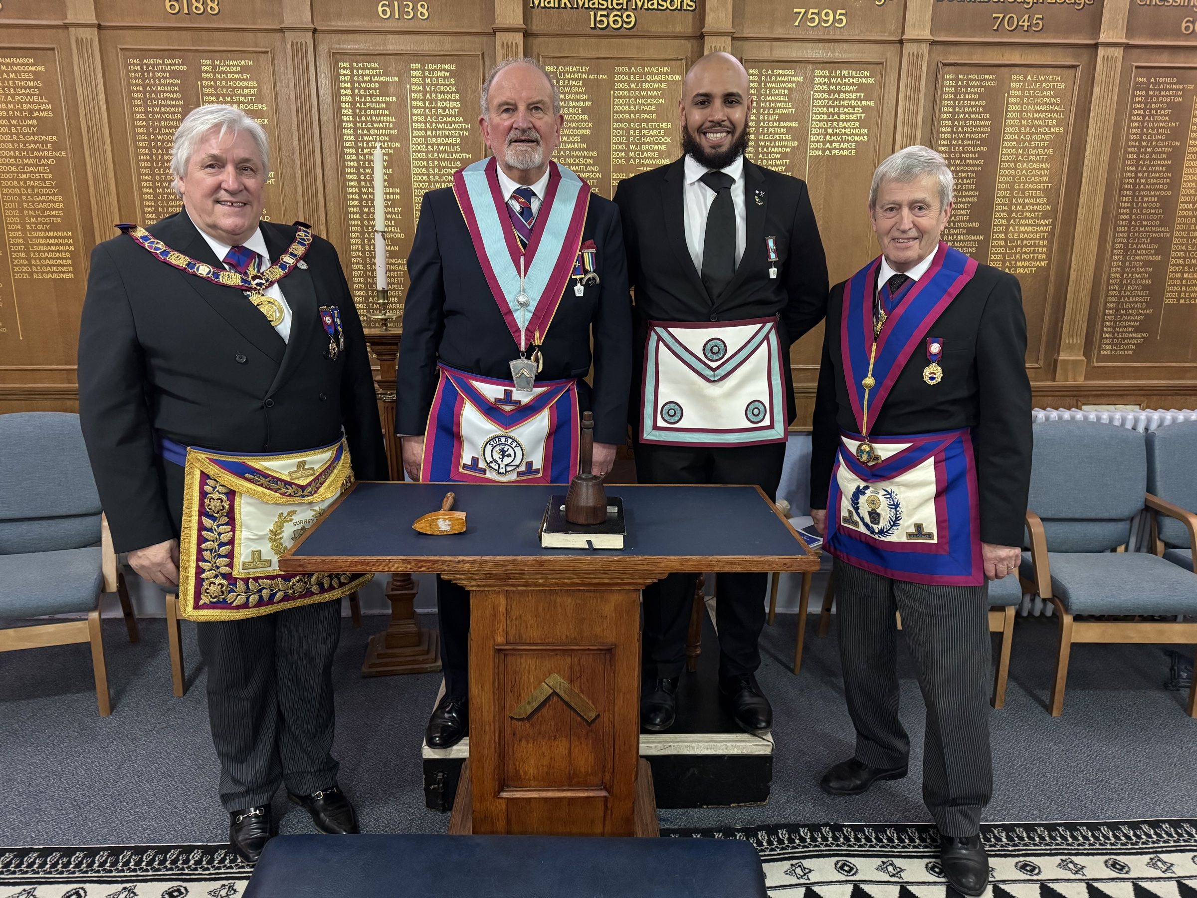 A Surrey Mark advancement ceremony