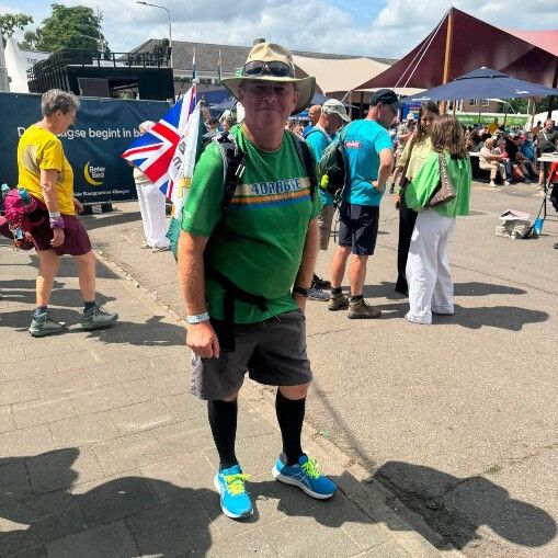 Eleven medals and no blisters. Nigel walks Nijmegen for the air ambulance again, photograph 4