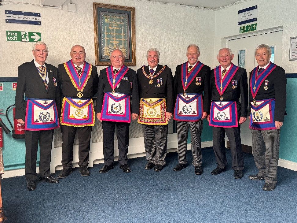 A serving police officer is advanced at Croydon by the Provincial Grand Master