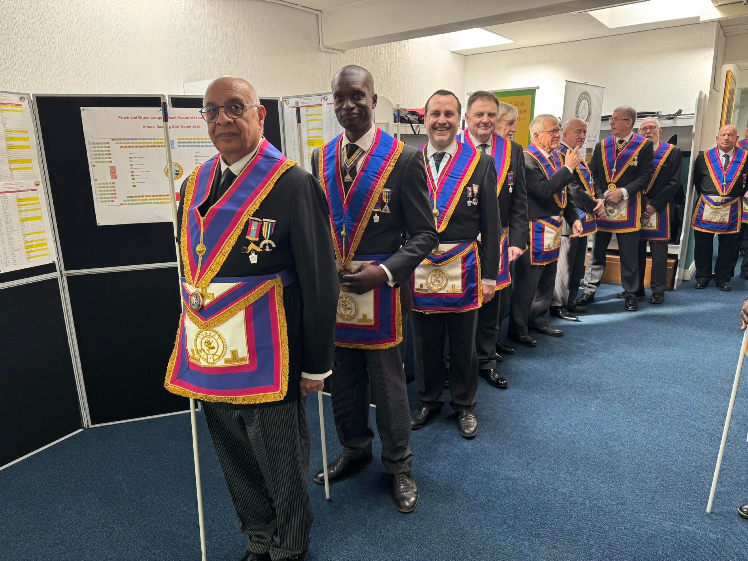 A warm welcome from Surrey Mark members